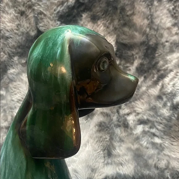 Dog Figure 13.5" Green Black Drip Pet Lovers - Picture 8 of 16